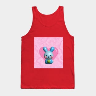 blue bunny Tank Top